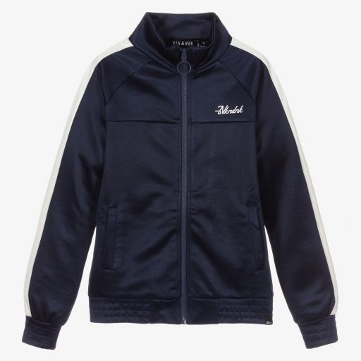 NIK&NIK-Teen Navy Blue Zip-up Top | Childrensalon Outlet
