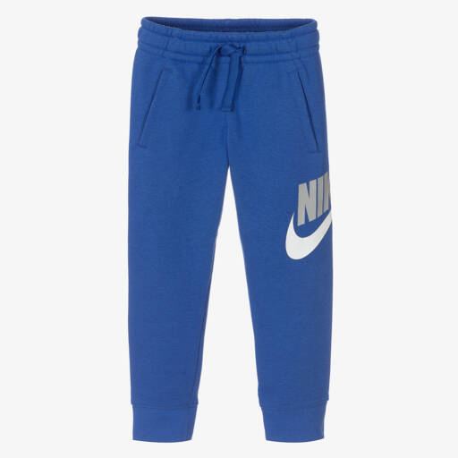 Nike-Boys Blue Logo Joggers | Childrensalon Outlet