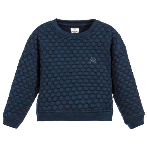 No Added Sugar-Girls Navy Blue Sweatshirt | Childrensalon Outlet