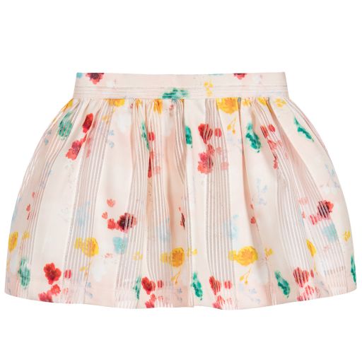 No Added Sugar-Girls Pink Floral Skirt  | Childrensalon Outlet