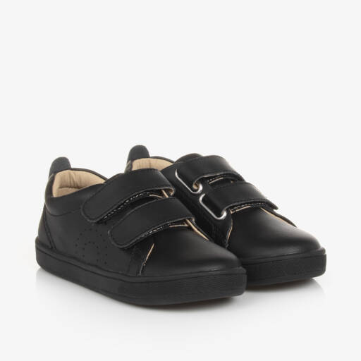 Old Soles-حذاء رياضي جلد لون أسود للأولاد | Childrensalon Outlet