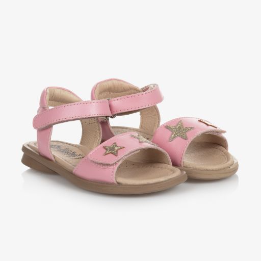 Old Soles-Girls Pink Leather Sandals | Childrensalon Outlet