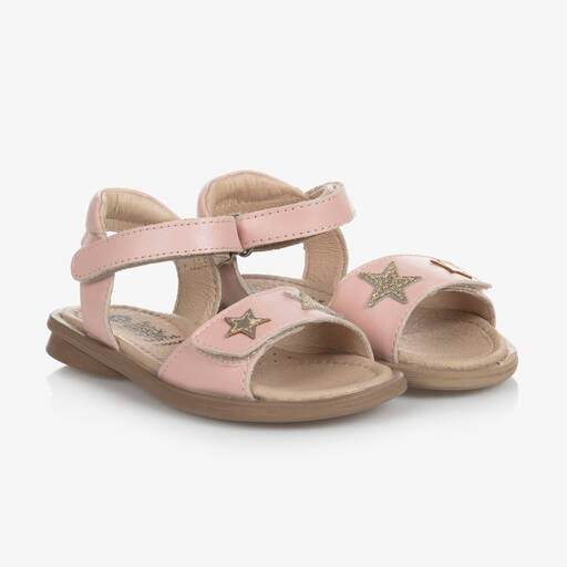 Old Soles-Girls Pink Leather Sandals | Childrensalon Outlet