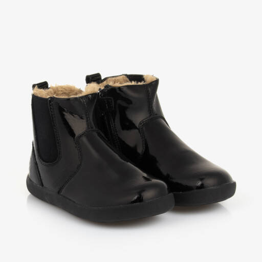 Old Soles-Черные лакированные кожаные ботинки для девочек | Childrensalon Outlet