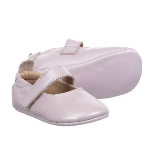 Old Soles-Pink Leather Pre-Walker Shoes | Childrensalon Outlet