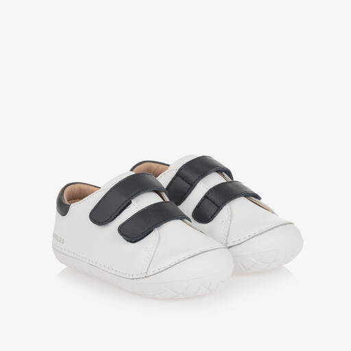 Old Soles-حذاء رياضي جلد لون أبيض لمرحلة بدء المشي | Childrensalon Outlet