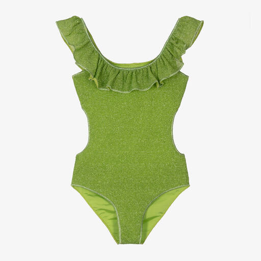 Oséree-Girls Green Lumière Swimsuit | Childrensalon Outlet