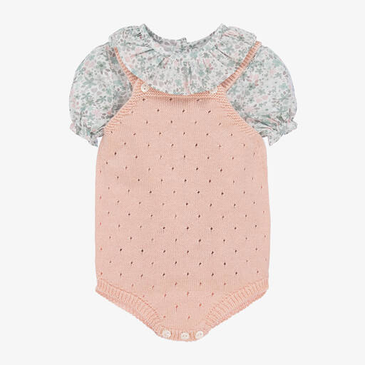 Paloma de la O-Голубой топ и розовый песочник | Childrensalon Outlet
