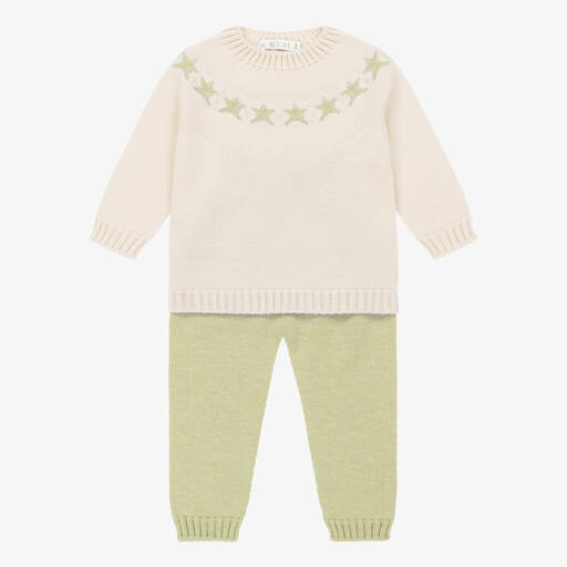 Paloma de la O-Трикотажный топ и зеленые штанишки | Childrensalon Outlet
