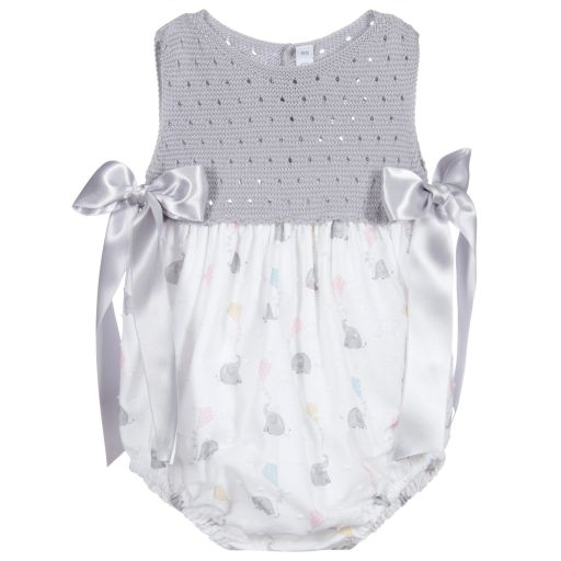 Paloma de la O-Серый песочник со слониками для малышек | Childrensalon Outlet