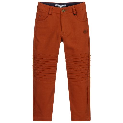 Pan Con Chocolate-Boys Cotton Twill Trousers | Childrensalon Outlet