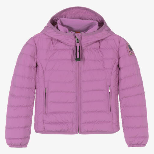 Parajumpers-Girls Purple Down Puffer Jacket | Childrensalon Outlet