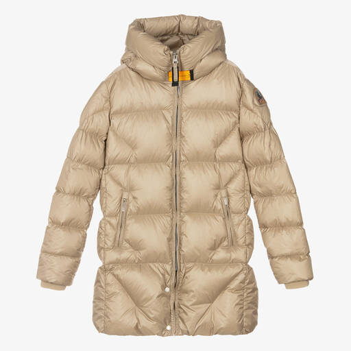 Parajumpers-Beiger Teen Steppmantel (M) | Childrensalon Outlet