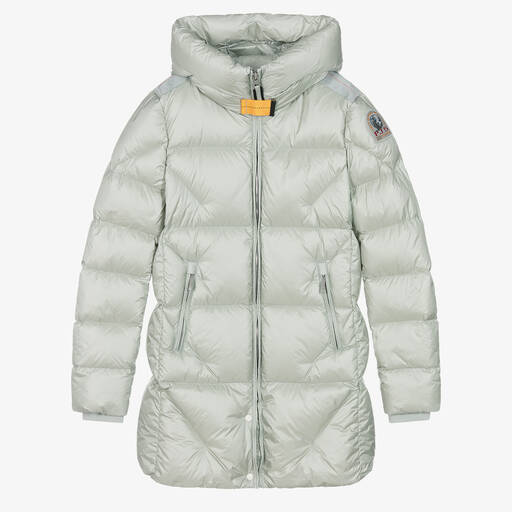 Parajumpers-Teen Girls Green Hooded Down Coat | Childrensalon Outlet
