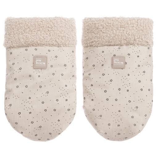 Pasito a Pasito Walking Mum-Beige Stroller Mittens | Childrensalon Outlet