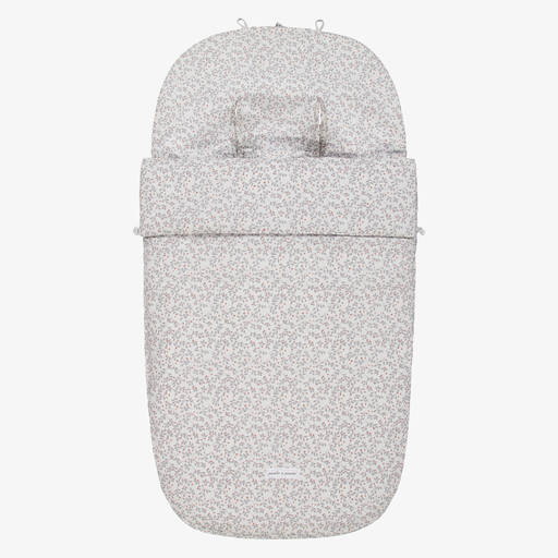 Pasito a Pasito-Grey Berries Footmuff (92cm) | Childrensalon Outlet