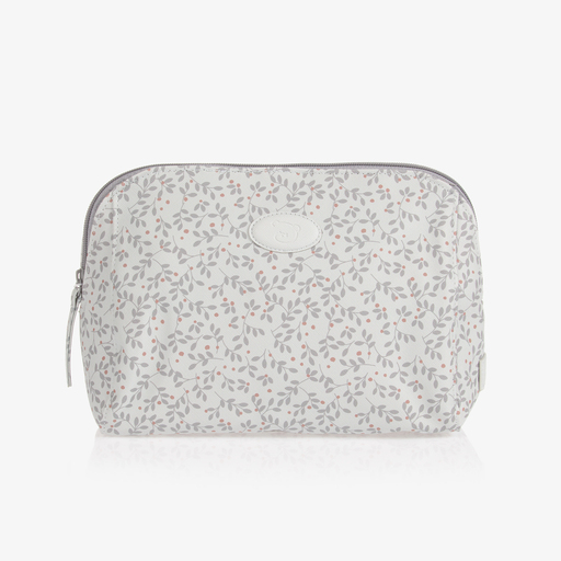 Pasito a Pasito-Grey Berries Wash Bag (26cm) | Childrensalon Outlet