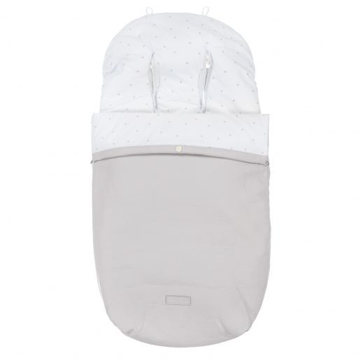 Pasito a Pasito-Grey Stroller Footmuff (91cm) | Childrensalon Outlet
