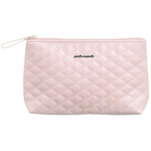 Pasito a Pasito-Pink INES Wash Bag (29cm) | Childrensalon Outlet