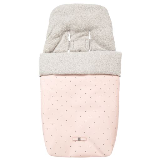 Pasito a Pasito-Pink Stroller Footmuff (85cm) | Childrensalon Outlet