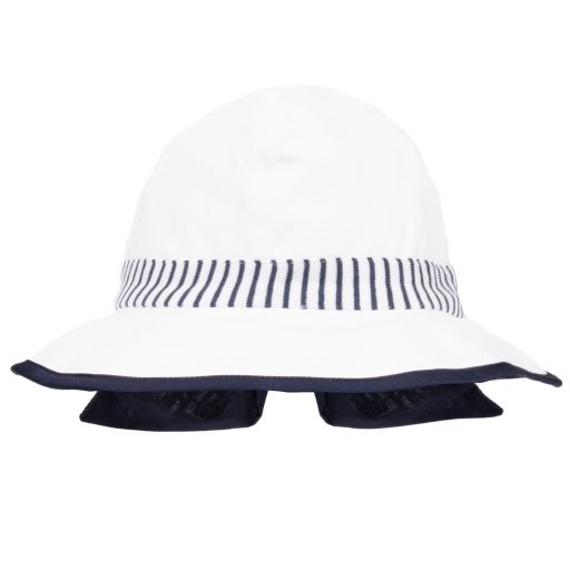 Patachou-Baby Girls Cotton Sun Hat | Childrensalon Outlet