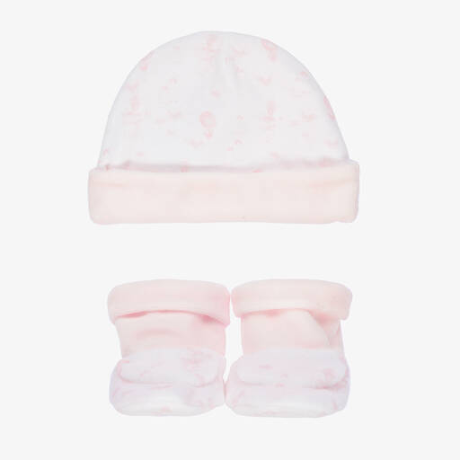 Patachou-Baby Girls Hat & Booties Set | Childrensalon Outlet