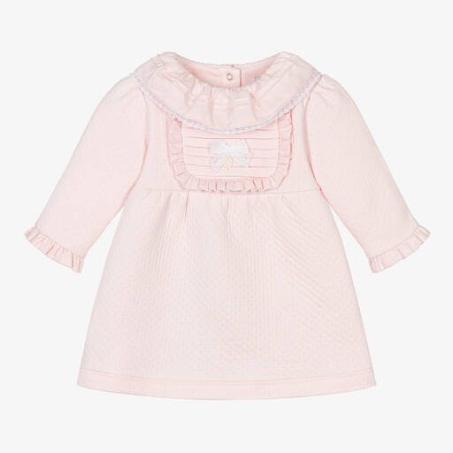 Patachou-Розовое платье из хлопкового джерси | Childrensalon Outlet