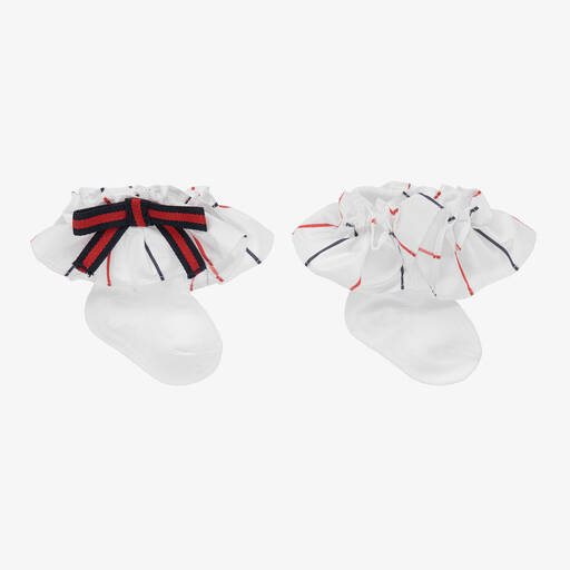 Patachou-Chaussettes blanches bébé fille | Childrensalon Outlet