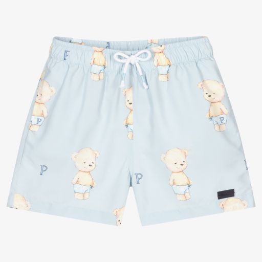 Patachou-Голубые шорты-плавки с медвежатами для мальчиков | Childrensalon Outlet