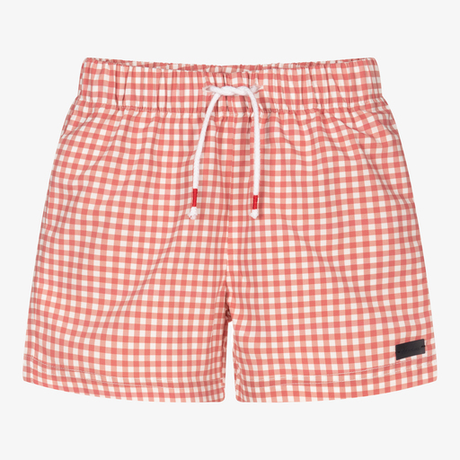 Patachou-Boys Red & White Swim Shorts | Childrensalon Outlet