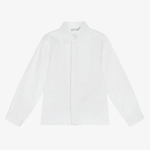 Patachou-Weißes Baumwollhemd für Jungen | Childrensalon Outlet