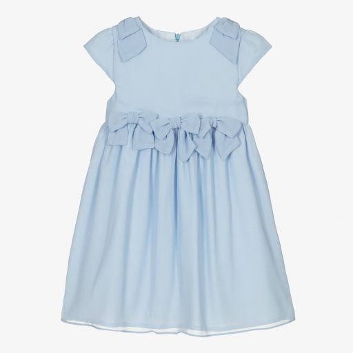 Patachou-Голубое шифоновое платье для девочек | Childrensalon Outlet