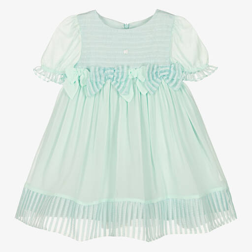 Patachou-Зеленое шифоновое платье | Childrensalon Outlet