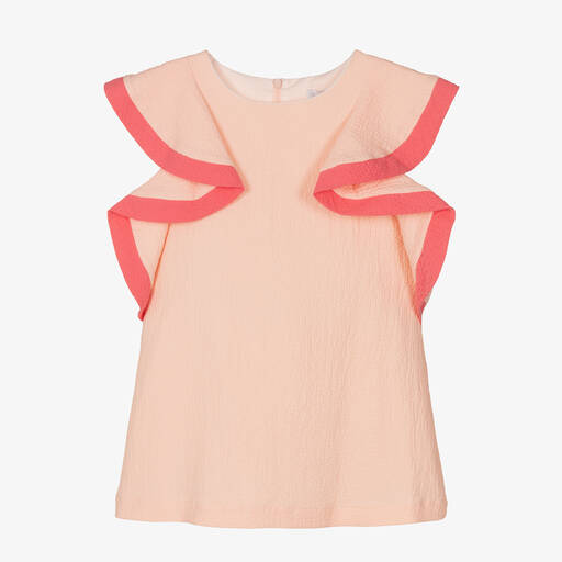Patachou-Розовое хлопковое платье | Childrensalon Outlet