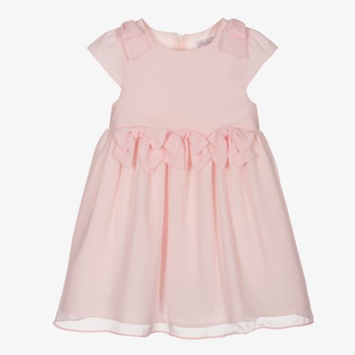 Patachou-Girls Pink Chiffon Dress | Childrensalon Outlet