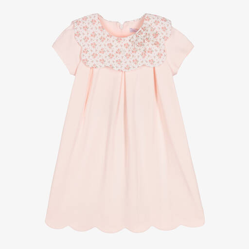 Patachou-Robe rose en coton à fleurs Liberty | Childrensalon Outlet