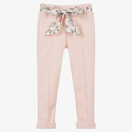 Patachou-Girls Pink Cotton Trousers | Childrensalon Outlet