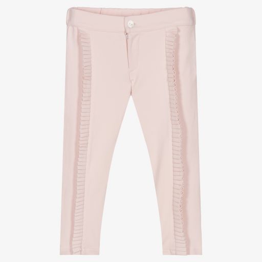 Patachou-Girls Pink Jersey Trousers | Childrensalon Outlet