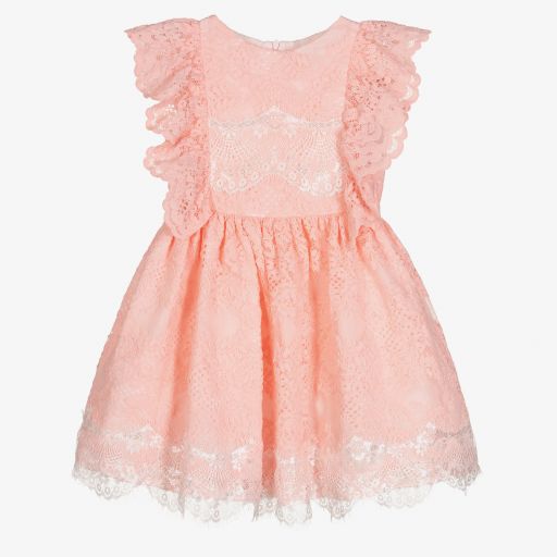 Patachou-Розовое кружевное платье для девочек | Childrensalon Outlet