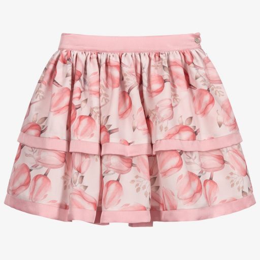 Patachou-Girls Pink Tulip Skirt | Childrensalon Outlet