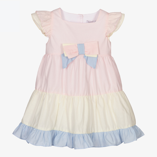 Patachou-Girls Pink & Yellow Dress | Childrensalon Outlet