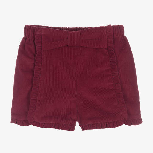 Patachou-Rote Feincord-Shorts (M) | Childrensalon Outlet