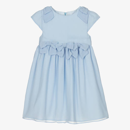 Patachou-Girls Soft Blue Chiffon Delight | Childrensalon Outlet