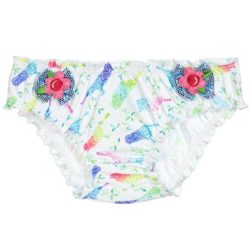 Paté de Sable-Birds Print Bikini Pants | Childrensalon Outlet