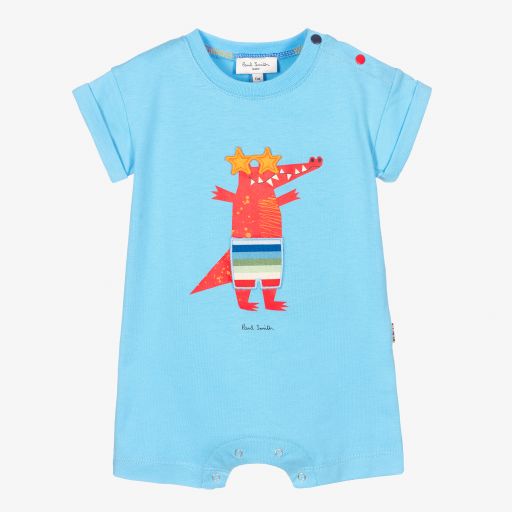 Paul Smith Junior-تبّان قطن لون أزرق للمواليد | Childrensalon Outlet