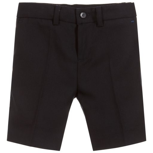 Paul Smith Junior-Boys Blue PAKALIN Wool Shorts | Childrensalon Outlet