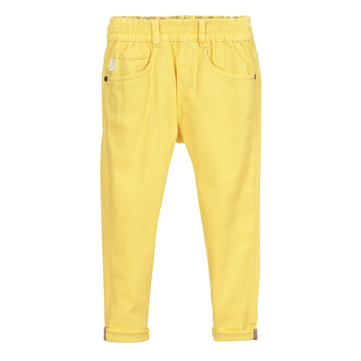 Paul Smith Junior-Boys Yellow Cotton Trousers | Childrensalon Outlet