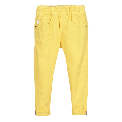 Paul Smith Junior-Boys Yellow Cotton Trousers | Childrensalon Outlet