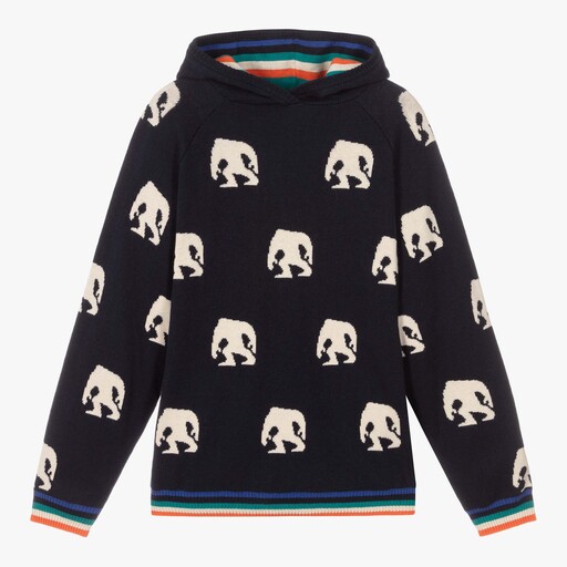 Paul Smith Junior-Teen Boys Yeti Hooded Sweater | Childrensalon Outlet