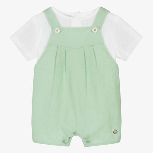 Deolinda Boys Miguel Dungaree Short Set main image 1